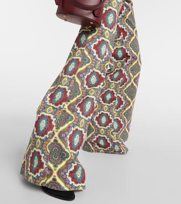 Printed high-rise wide-leg jeans | Etro