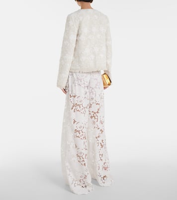 Veste Gardenia brodée en tweed | Oscar de la Renta