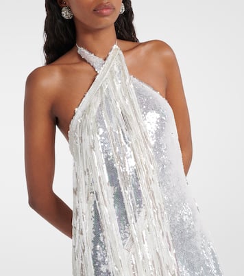 Sequined halterneck minidress | Rotate
