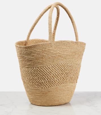 Emilie Small raffia basket bag | The Row