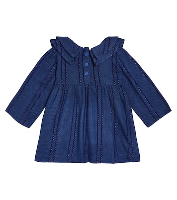 Bébé – Robe rayée en coton métallisé | Bobo Choses