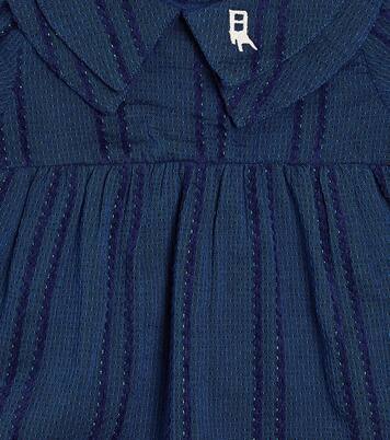 Bébé – Robe rayée en coton métallisé | Bobo Choses