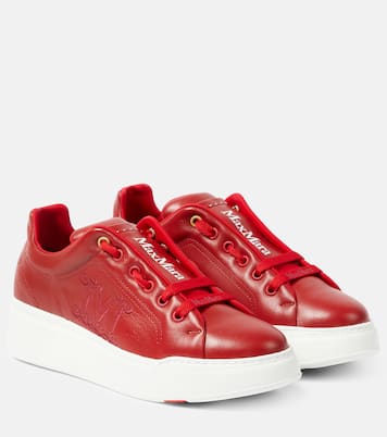 Sneakers Maxi aus Leder | Max Mara