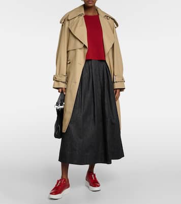 Sneakers Maxi aus Leder | Max Mara