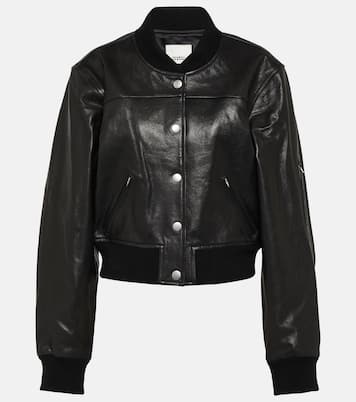 Chaqueta bomber Adriel de piel | Isabel Marant