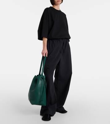 Bucket-Bag Belvedere aus Leder | The Row