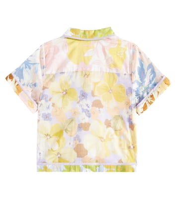 Camisa Pop de algodón estampada | Zimmermann Kids