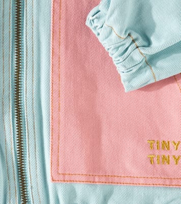 Chaqueta de algodón colorblock | Tinycottons