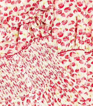 Bedrucktes Kleid Trini | Poupette St Barth Kids