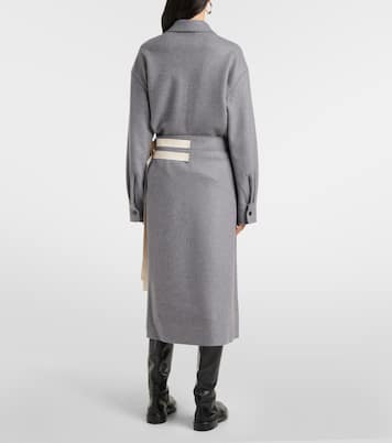 Falda envolvente de mezcla de lana | Jil Sander