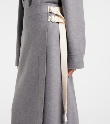 Falda envolvente de mezcla de lana | Jil Sander
