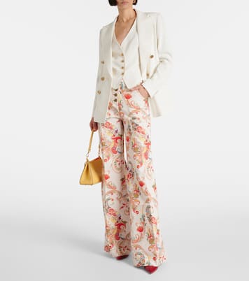 Jeans flared con stampa a vita alta | Etro