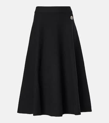 Gonna midi in misto lana | Moncler