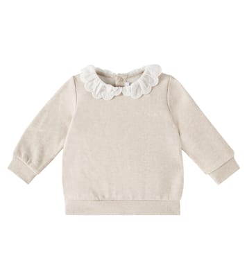 Baby cotton jersey sweatshirt | Chloé Kids