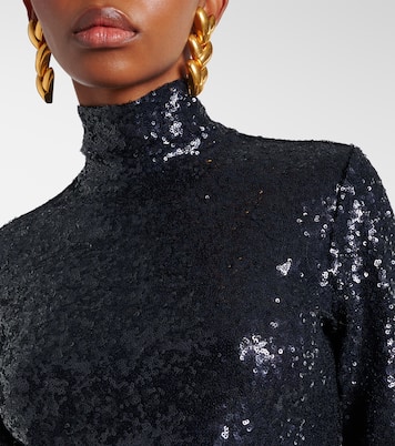 Sequined turtleneck top | Polo Ralph Lauren
