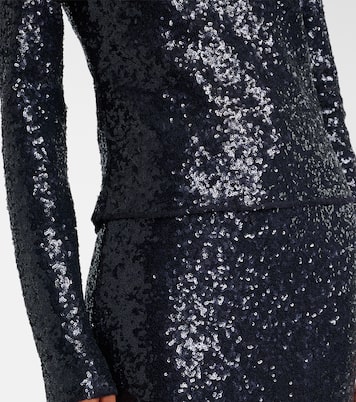 Sequined turtleneck top | Polo Ralph Lauren