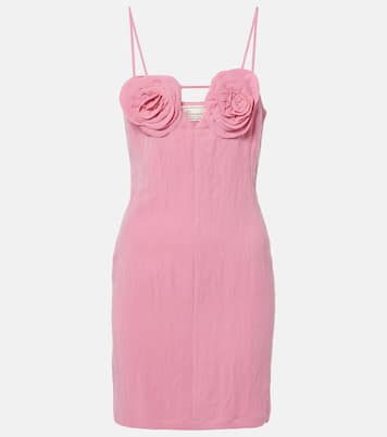 Abito corto con applicazioni floreali | Blumarine