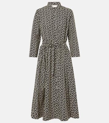 Robe chemise imprimée en coton | Tory Burch