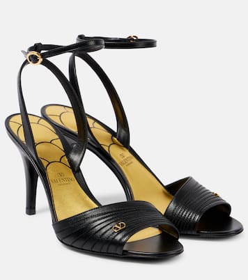 Ladycrush 85 embellished leather sandals | Valentino Garavani