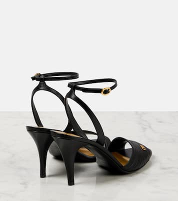 Ladycrush 85 embellished leather sandals | Valentino Garavani