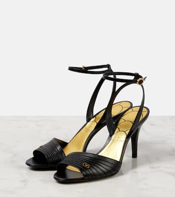 Ladycrush 85 embellished leather sandals | Valentino Garavani