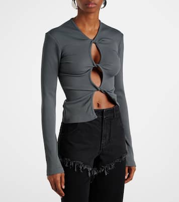 Twisted cutout top | Christopher Esber