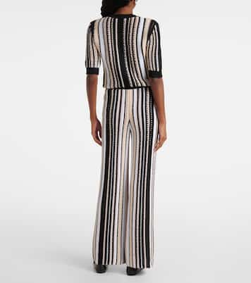 Pantaloni in maglia a righe | Missoni