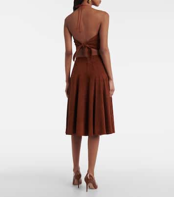 Gonna midi Sabrina in suede | Stouls