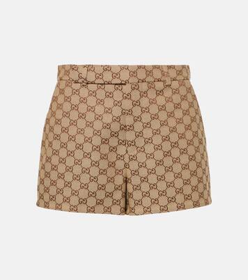 GG canvas cotton-blend shorts | Gucci