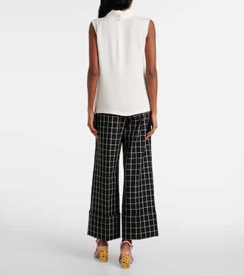 Top in georgette di seta | Valentino