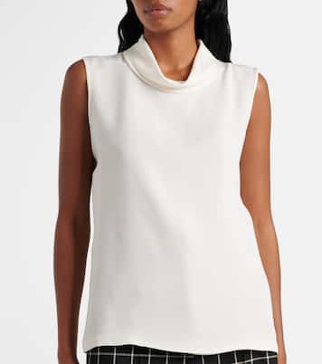Top in georgette di seta | Valentino