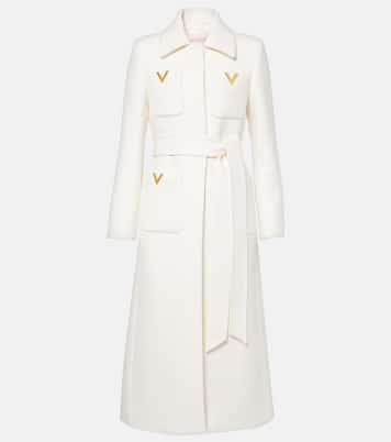 VGold wool drill coat | Valentino