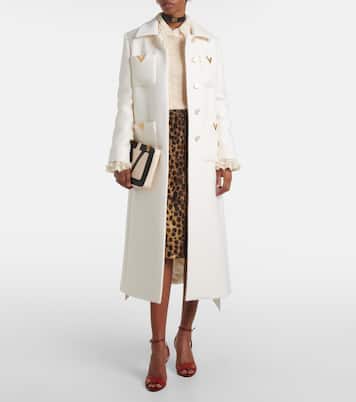 VGold wool drill coat | Valentino
