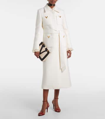 VGold wool drill coat | Valentino