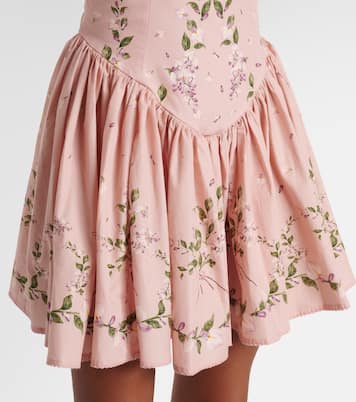 Vestido corsé Pluma Wisteria de algodón | Agua by Agua Bendita