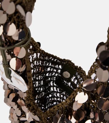 Sequined mesh tote bag | JW Anderson