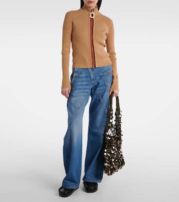 Sequined mesh tote bag | JW Anderson