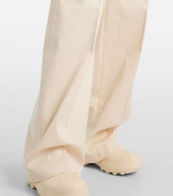 Pantalon ample en coton à taille haute | Moncler
