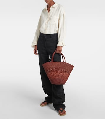 Emilie raffia basket bag | The Row