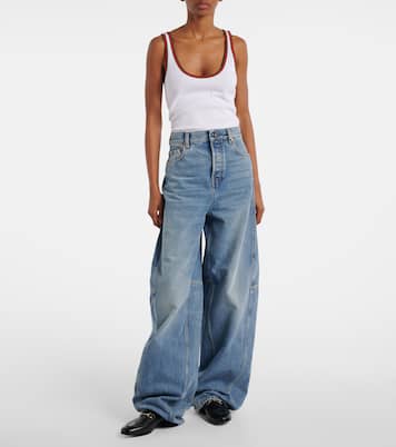 Jean ample à taille basse | Gucci