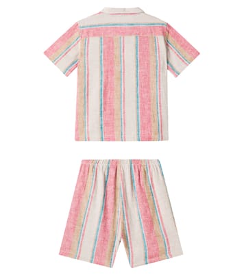 Camicia e shorts Venice in misto lino | Konges Sløjd