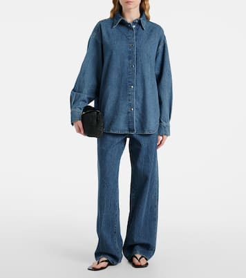 Oversize-Hemd aus Denim | Róhe