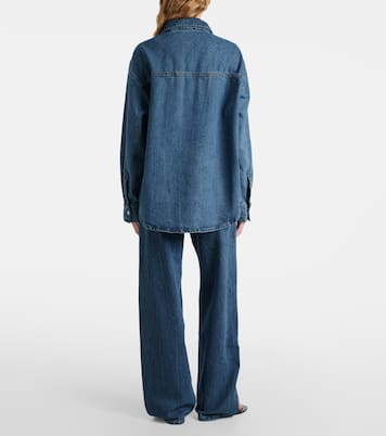 Oversize-Hemd aus Denim | Róhe