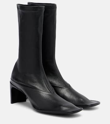 Trunk leather mid-calf boots | Jil Sander