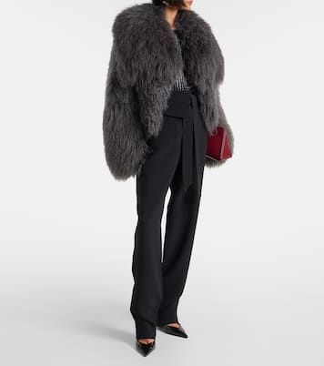 Pantaloni tapered a vita alta | The Attico