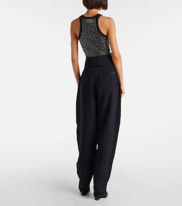 Pantaloni tapered a vita alta | The Attico