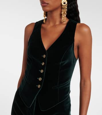 Cotton velvet vest | Etro