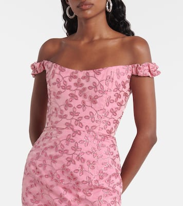 Robe midi Amina à sequins | Markarian