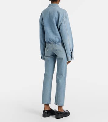 Chaqueta Nile de denim con cremallera | Agolde