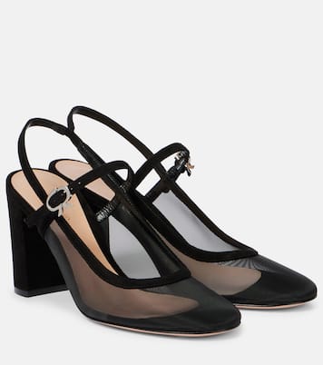 Escarpins slingback 55 en cuir | Gianvito Rossi